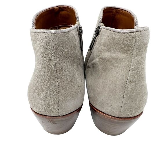Sam Edelman Suede Ankle Bootie Petty Gray Size 10 W - Picture 4 of 10